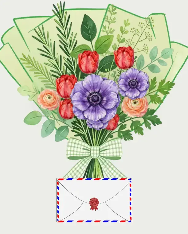 Gentle Miss You Digibouquet style preview