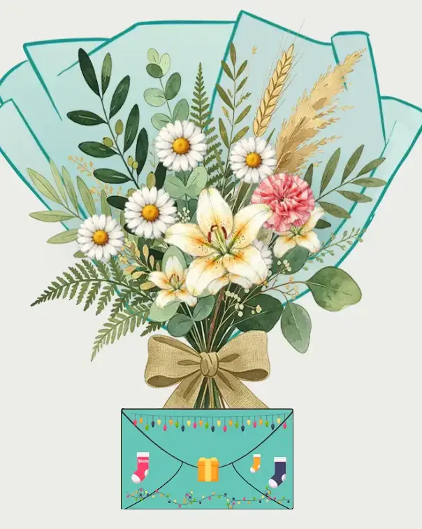 Tender Encouragement Digibouquet style preview